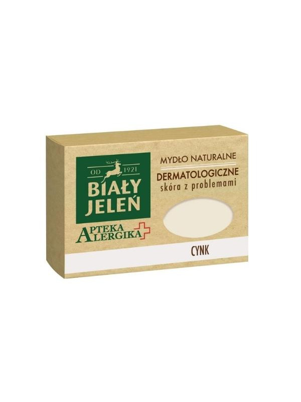 Biały Jeleń Apteka Alergika Dermatological soap with zinc 125 g