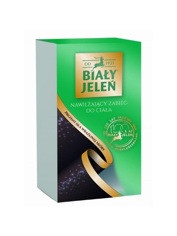 Biały Jeleń Moisturizing Body Treatment Shower Gel with Goat Milk 300 ml + Body Lotion with Goat Milk 200 ml