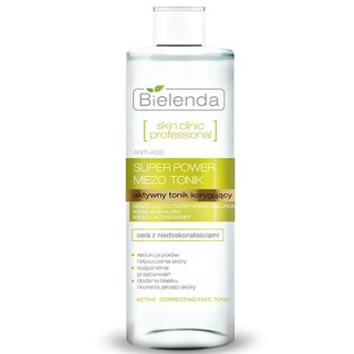 Bielenda Skin Clinic Professional Active Correcting Toner Anti-age voor de gecombineerde en vette huid 200 ml