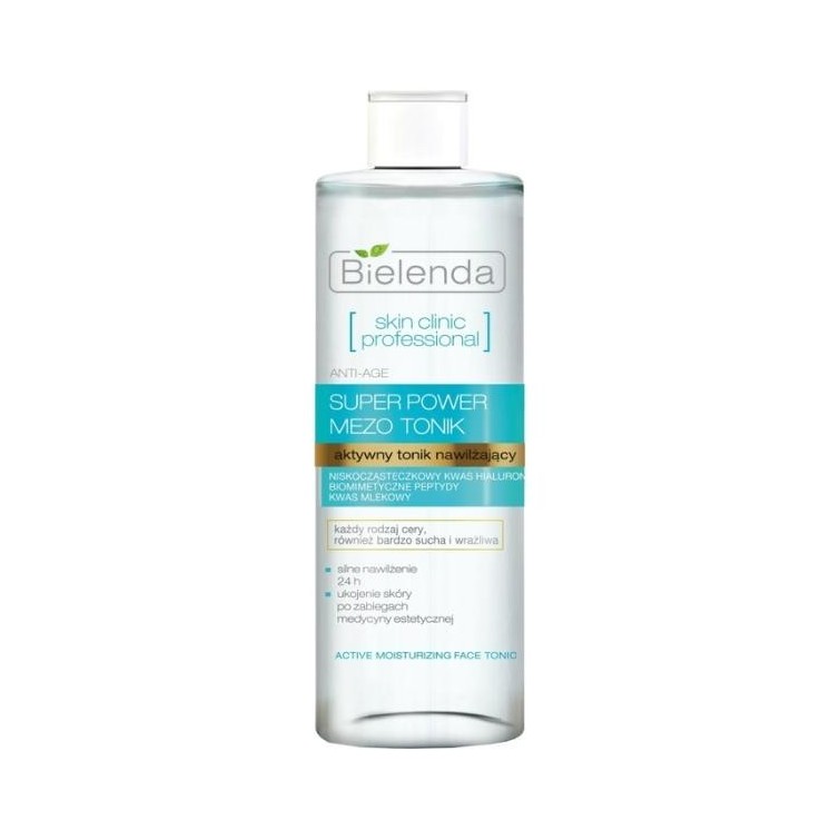 Bielenda Skin Clinic Professional Active Moisturizing Tonic voor alle huidtypes 200 ml