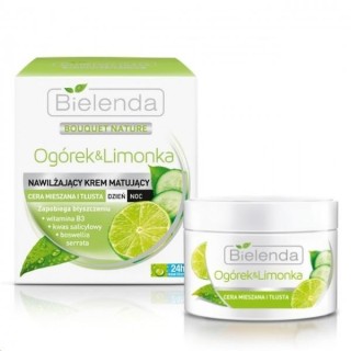 Bielenda Cucumber & Lime Moisturizing and Mattifying Day/Night Face Cream 50 ml