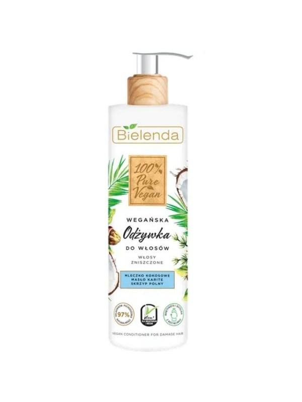 Bielenda 100% Pure Vegan Vegan Conditioner voor beschadigd haar 240 ml