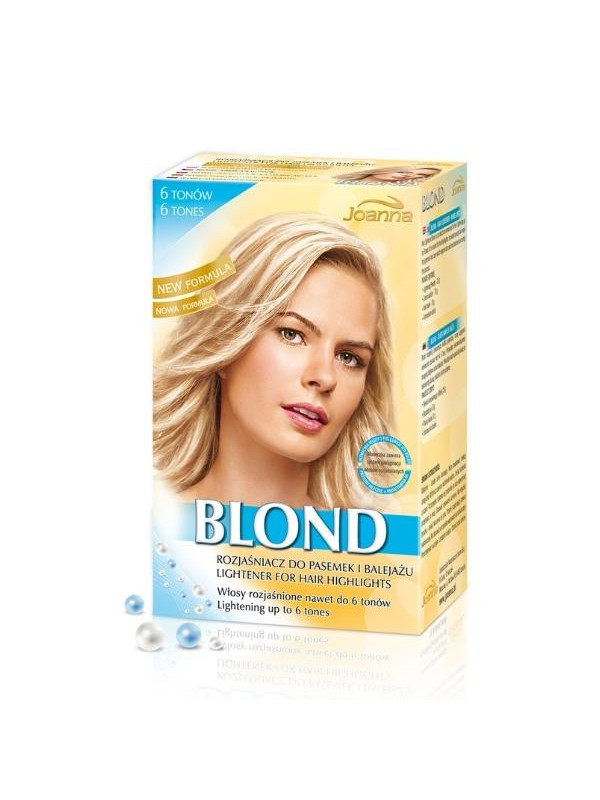 Joanna Blond Brightener voor highlights en balayage 6 tonen