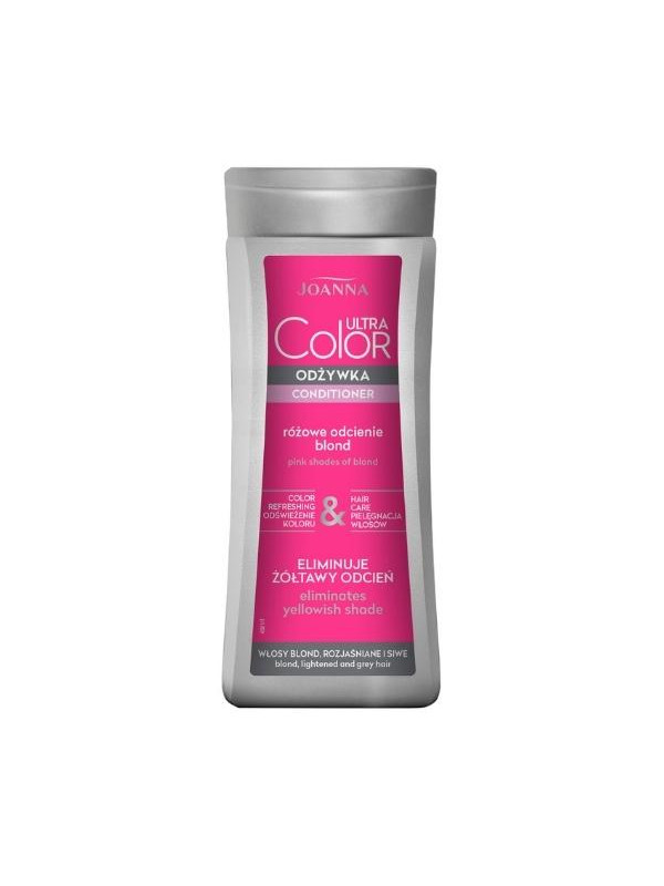 Joanna Ultra Color Hair conditioner pink shades of blond 200 g