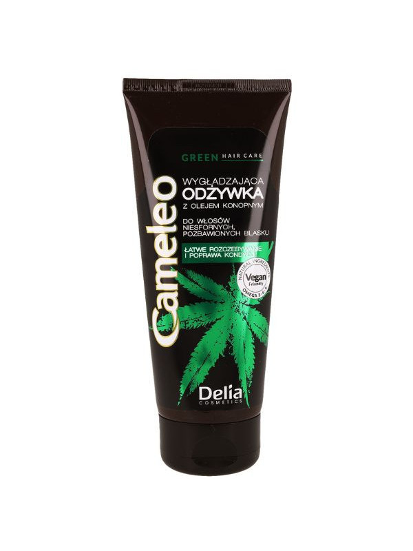 Delia Cameleo Green smoothing hair conditioner with hemp oil