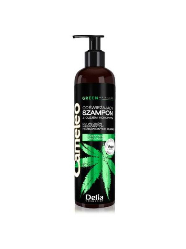 Delia Cameleo Green refreshing hair shampoo with hemp oil