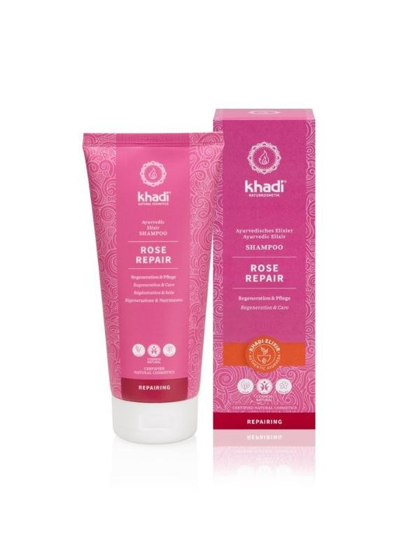 Khadi Rose Repair intensively nourishing hair shampoo