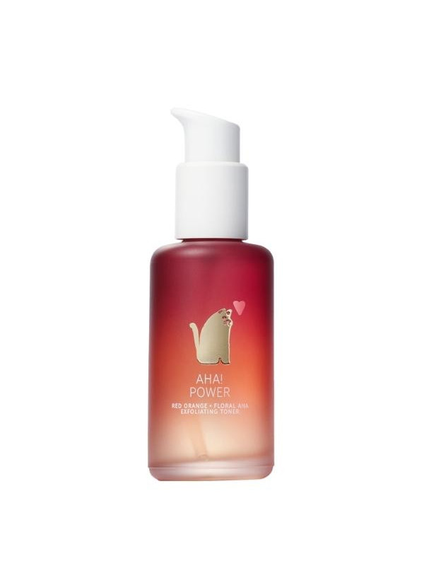 YOPE AHA ! Power Exfoliating Toner Red Orange + AHA Flower Acids