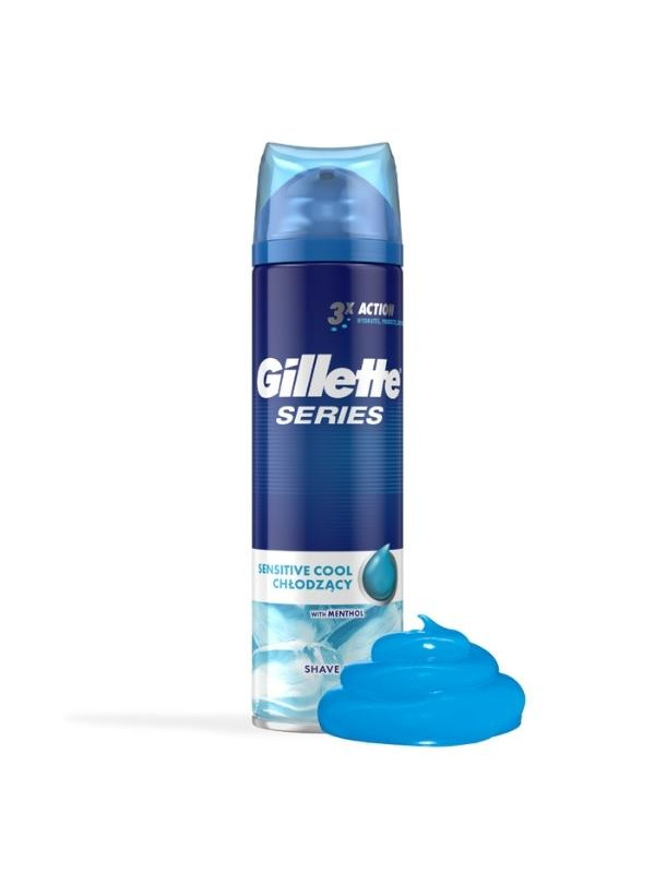 Gillette Serie Sensitive Cool Scheergel 200 ml