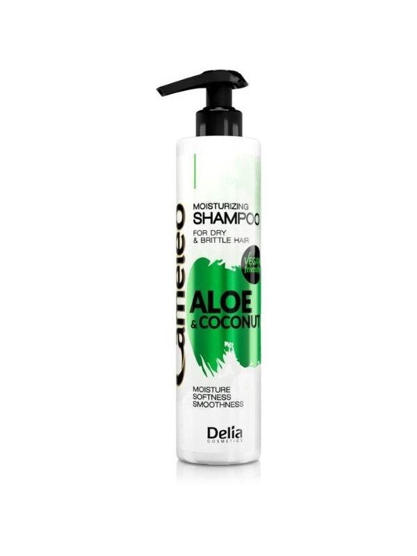 Delia Cameleo Aloe en Coconut Moisturizing Shampoo voor droog en broos haar 250 ml