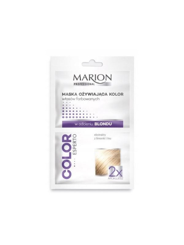 Marion Color Esperto Mask for dyed hair in a shade of blond 2x20 ml