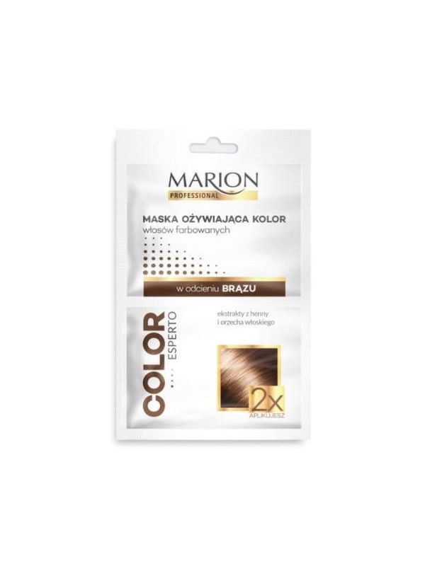 Marion Color Esperto Masker voor gekleurd haar in een bruine tint 2x20 ml