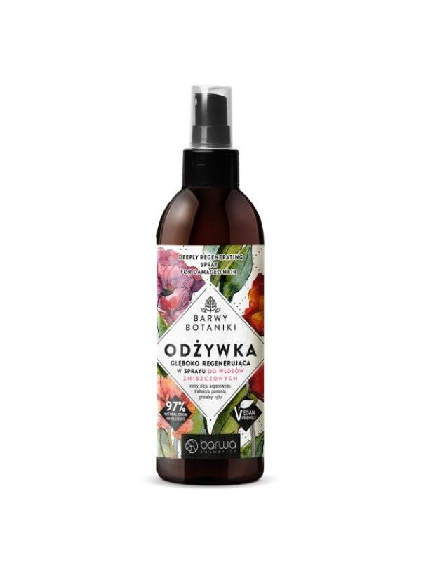 Barwa Botany's Colors diep regenererende Spray conditioner voor beschadigd haar