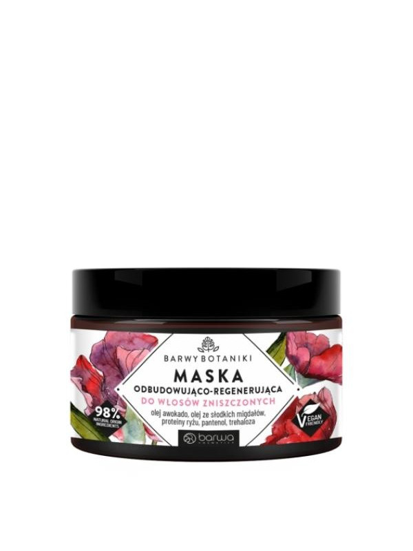 Barwa Colors of Botany herstellend en regenererend masker voor beschadigd haar