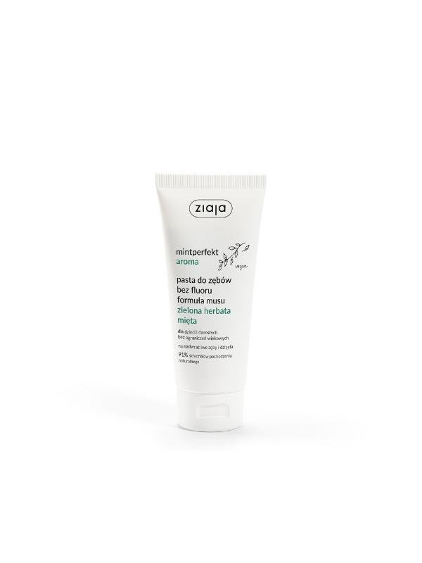 Ziaja Mintperfekt Aroma Toothpaste without fluoride Green Tea and Mint