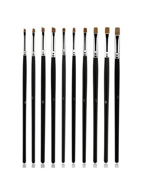 Vanity Set of Gel Brushes 10 pcs