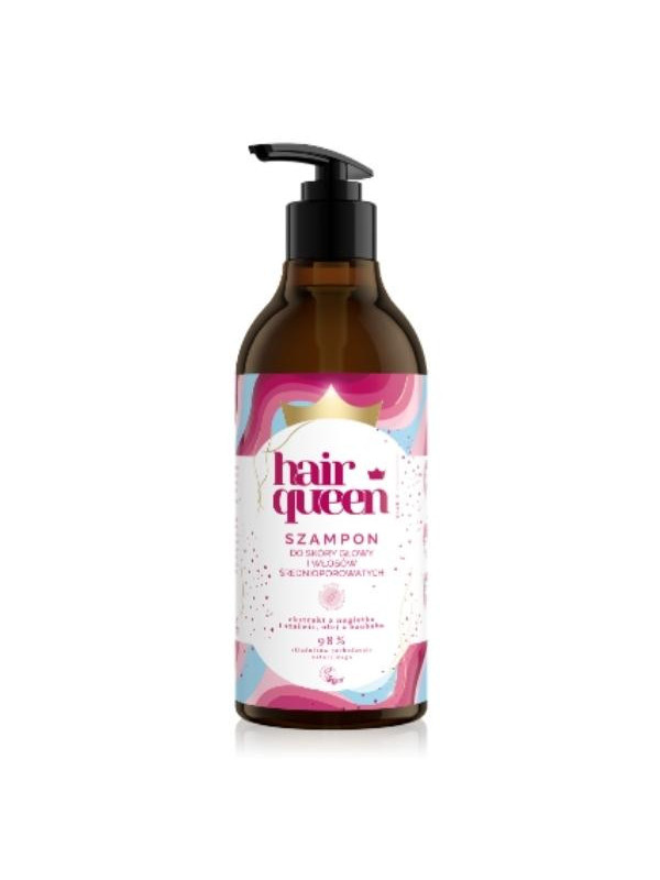 Hair Queen Shampoo voor hoofdhuid en medium poreus haar