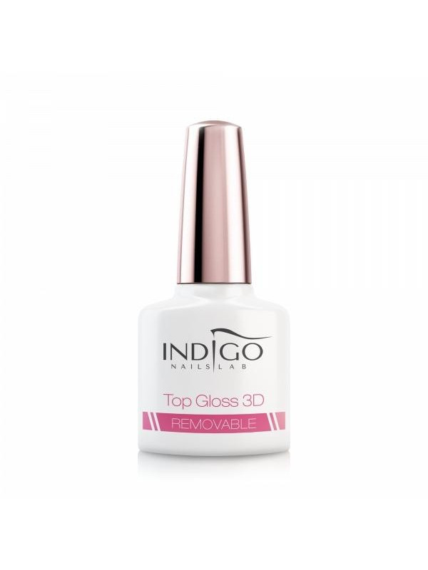 Indigo Glossy Hybrid Top 3D Removable 7 ml