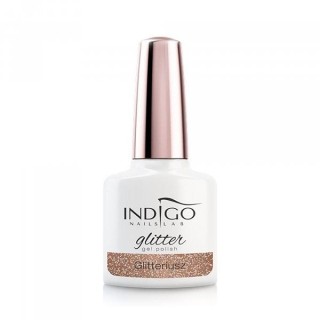 Indigo Glitteriusz Hybrid Varnish 7 ml