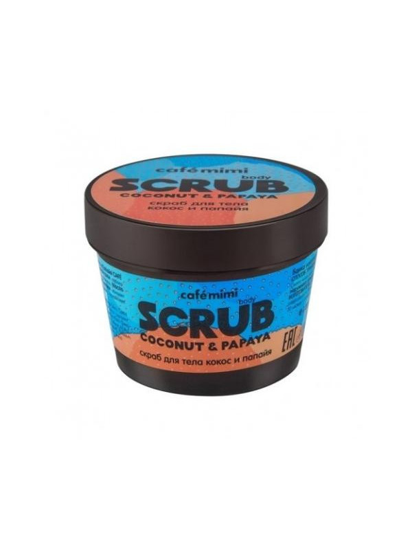 Cafe Mimi Body Scrub Kokos en Papaja 120 g