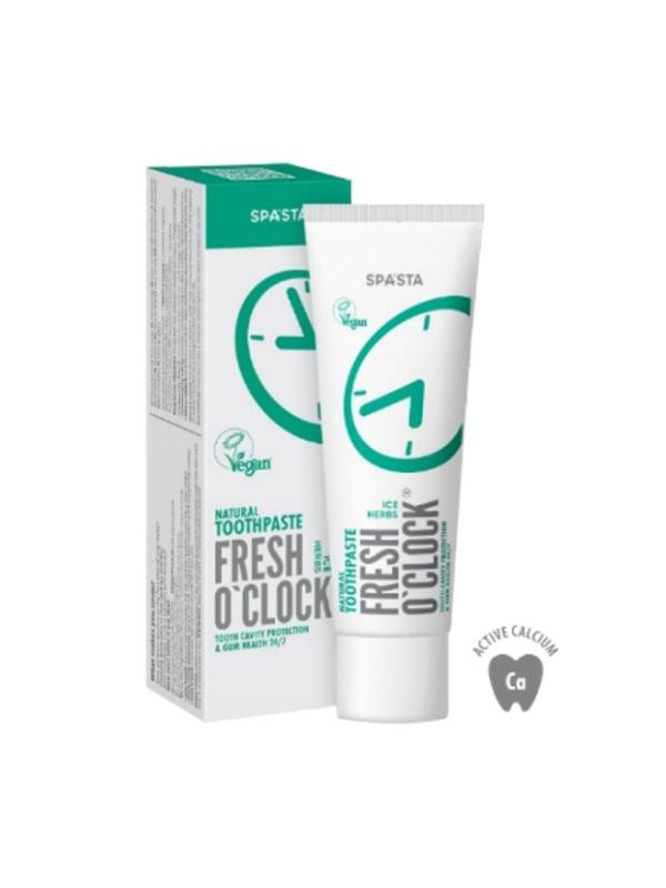 Spasta Fresh o'clock Toothpaste Protection against caries and gum protection 24/7 90 ml