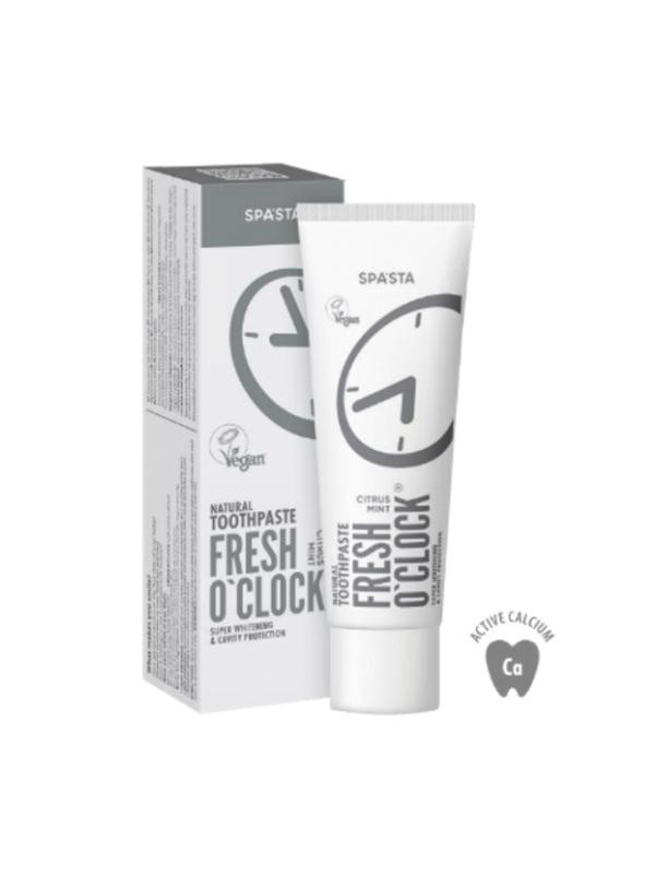 Spasta Fresh o'clock Tandpasta Whitening en bescherming tegen cariës 90 ml