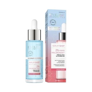 Eveline Serum Shot Treatment 2% Hyaluronzuur voor gezicht, hals en decolleté 30 ml