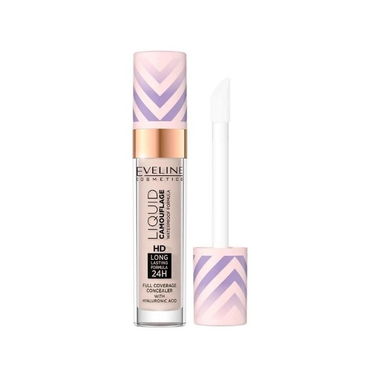 Eveline Liquid Camouflage waterproof Camouflage concealer /02/ Light Vanilla 7 ml