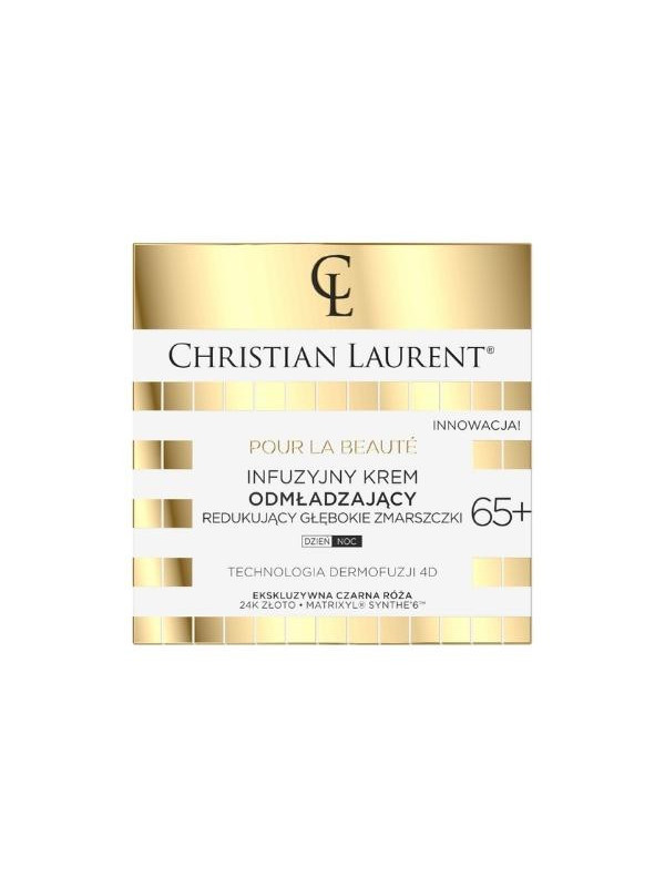 Christian Laurent 65+ infusion Cream rejuvenating and reducing deep wrinkles