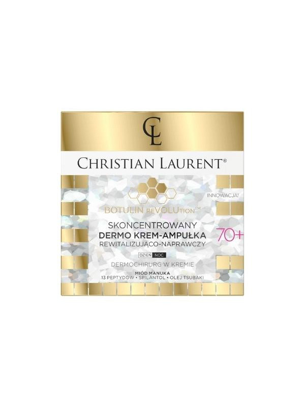 Eveline Christian Laurent 70+ geconcentreerde dermo Crème-ampul revitaliserend en herstellend 50 ml