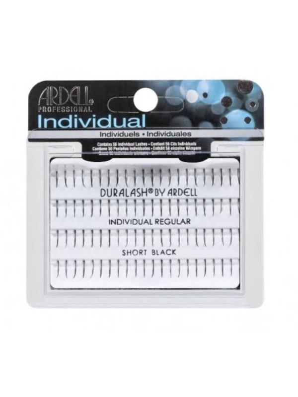 Ardell Individual Knot-Free Set van 56 wimpers Short Black