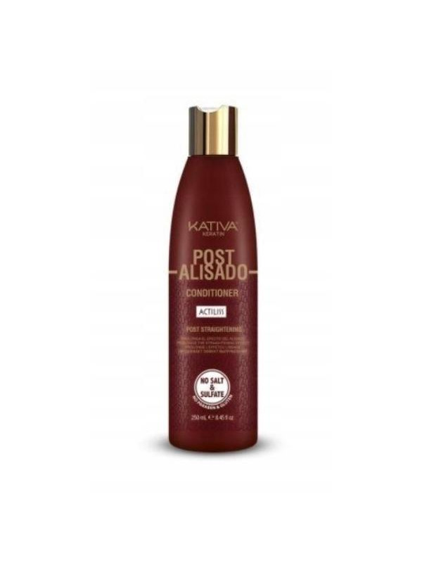 Kativa Keratin Haarconditioner met keratine die het gladmakende effect verlengt 250 ml