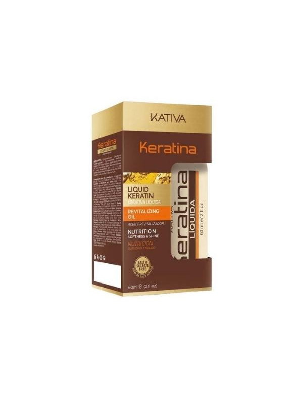 Kativa Liquid Keratin Beschermende haarolie met keratine 60 ml