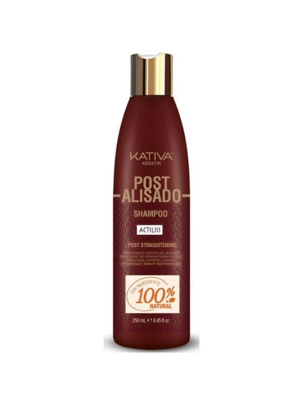 Kativa Keratin Shampoo voor haar na het rechttrekken van keratine 250 ml