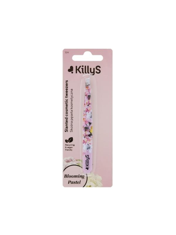 KillyS Blooming Pastel oblique Cosmetic tweezers 1 piece