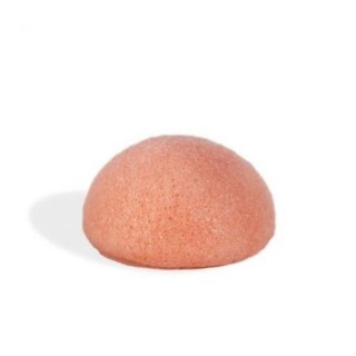 Mohani Konjac Sponge natuurlijke spons voor het wassen en masseren van het gezicht met roze klei 1 stuk