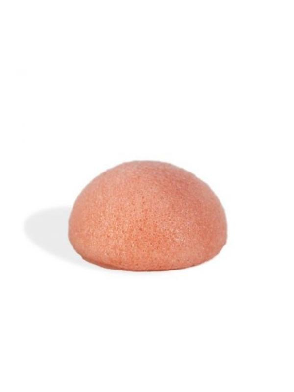 Mohani Konjac Sponge natural sponge for washing and massaging the face with pink clay 1 piece