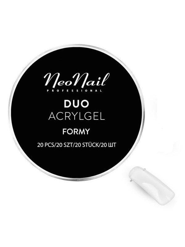 NeoNail Duo AcrylGel Forms for building and extending 20 pieces