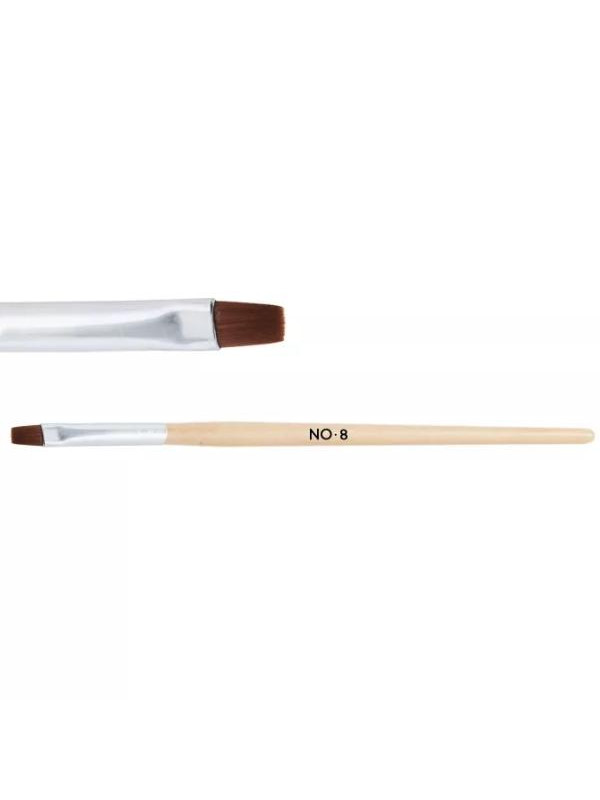 NeoNail Wooden gel brush /8/ 1 piece