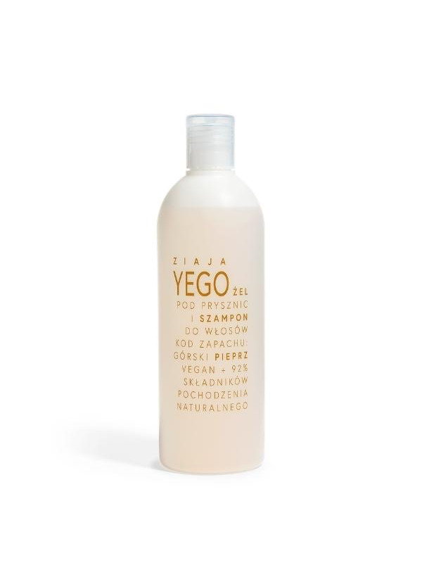 Ziaja Yego Douchegel en Haarshampoo Bergpeper 400 ml