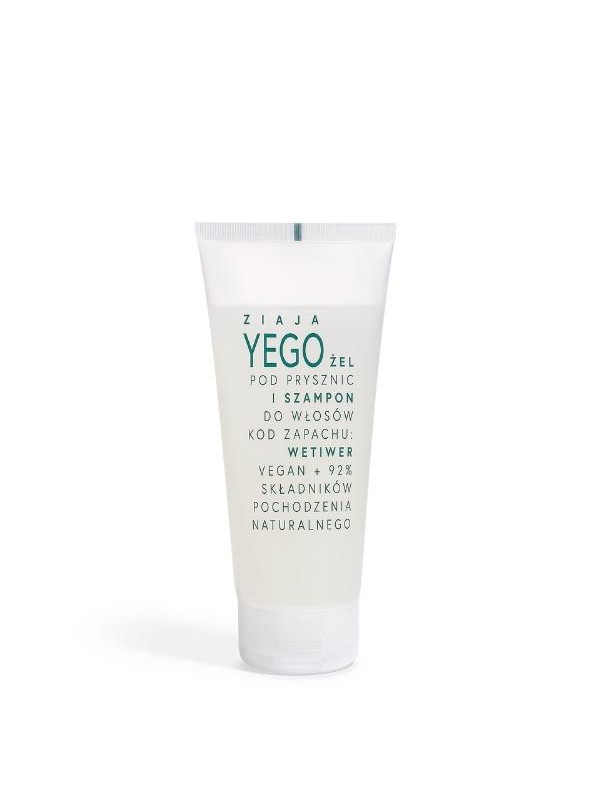 Ziaja Yego Shower Gel and Hair Shampoo Vetiver 200 ml