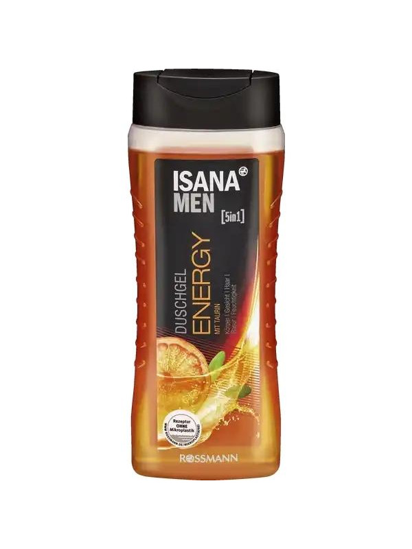 Isana Men 5in1 Energy douchegel voor mannen 300 ml