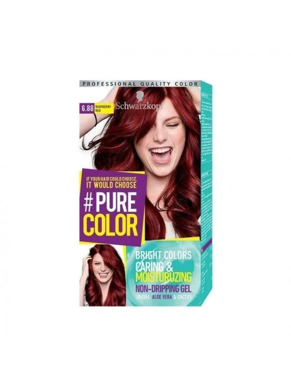 Schwarzkopf Pure Color Haarverf /6.88/ Raspberry Red