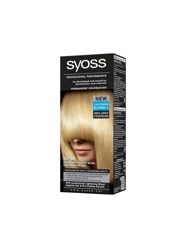 Syoss Hair dye /10-96/ Intense Sandy Blond