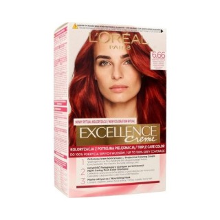 L'oreal Excellence Creme Haarverf /6.66/ Intense Red