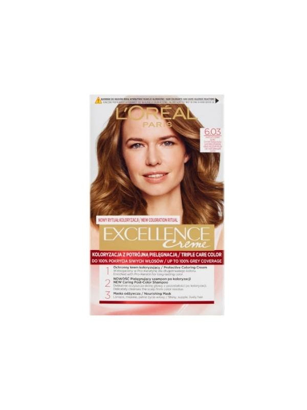 L'oreal Excellence Creme Haarverf /6.03/ Lichtgevend Blond