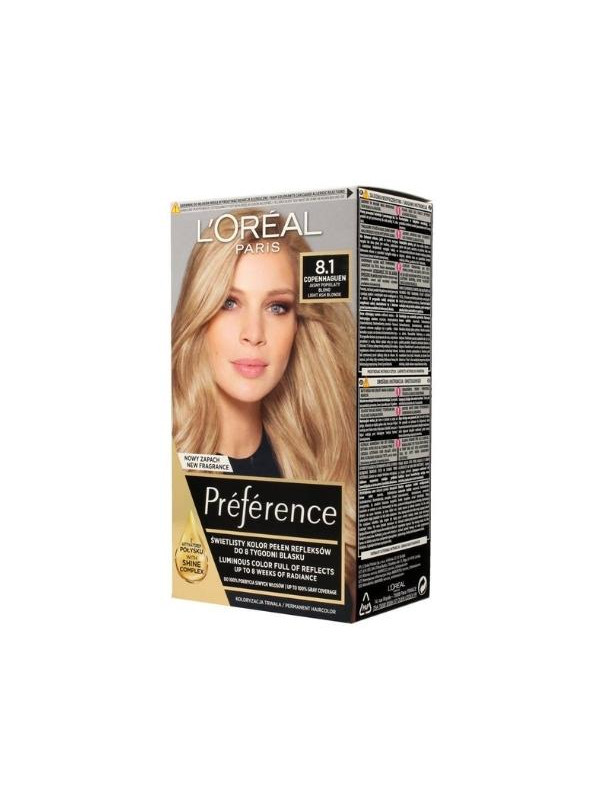 L'oreal Preference Haarverf /8.1/ Licht Blond