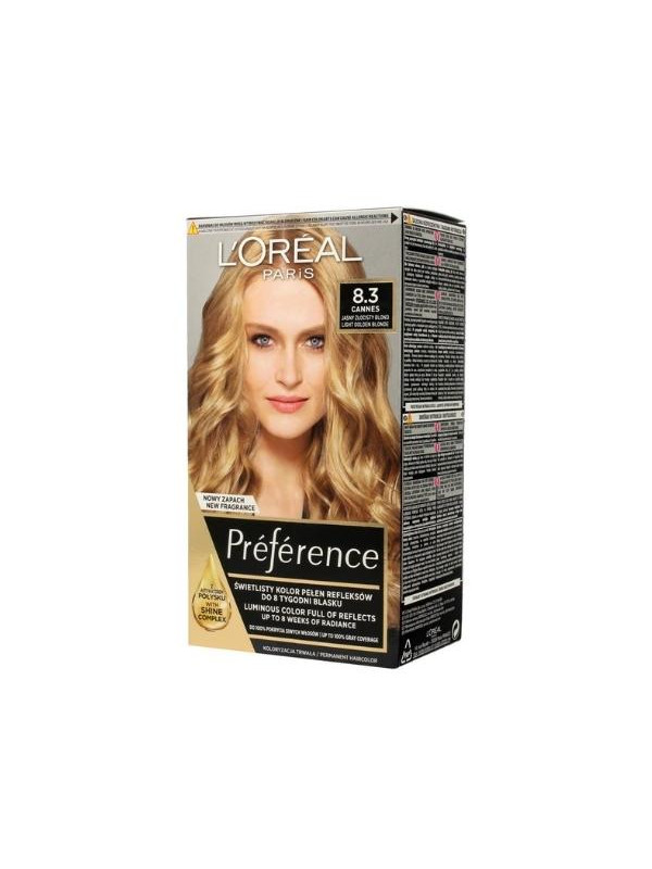 L'oreal Preference Haarverf /8.3/ Licht Blond