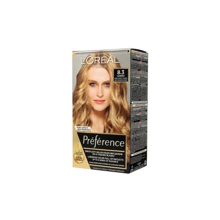 L'oreal Preference Haarverf /8.3/ Licht Blond