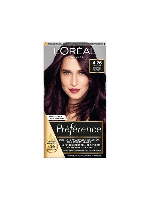 L'oreal Preference Haarverf /4.26/ Burgundy Cool Violet